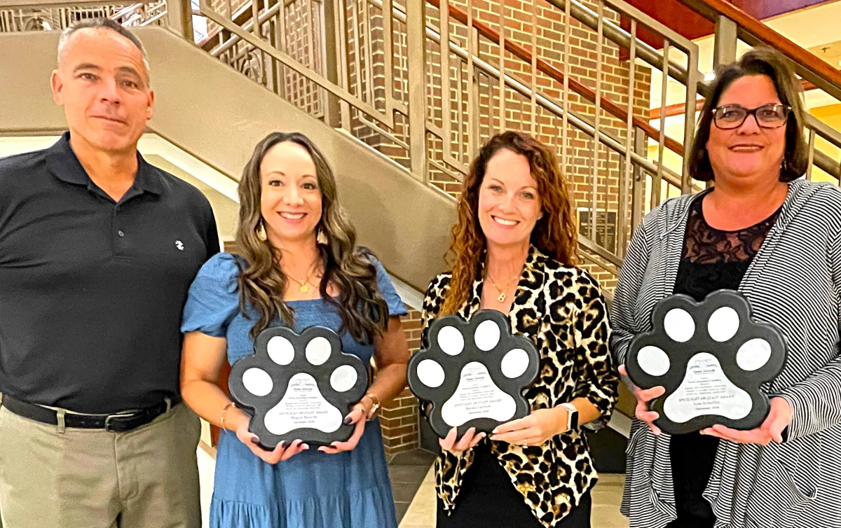 September 2024 Spotlight on Staff recipient recognized at Board of Education meeting